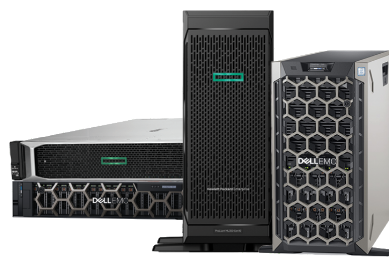 New and Refurbished Dell EMC and HPE Servers